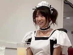 Hottest Japanese slut in Incredible Public, Maid JAV movie