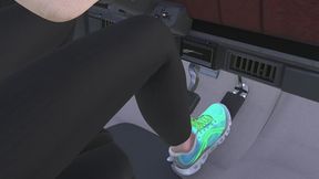 Jeep Wagoneer Cranking Template - Sara in Sneakers and Yoga Pants 1080p