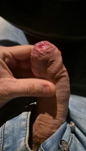 Leaking Precum From My Tight Foreskin