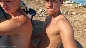 FULL AGF :: Young couple fucks during a jog caught on camera outdoors!