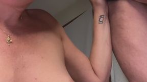 Your Hairy Mistress Makes You Worship Her Armpits While She Sucks Her Alpha’s Cock & Spits His Cum In Your Mouth