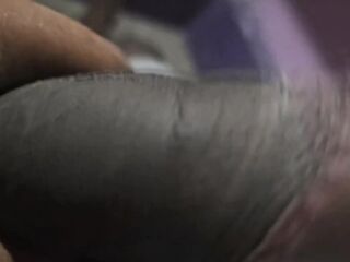 Excited Chap in Sweatpants Masturbates his Big Ramrod until Moaning Sperm flow
