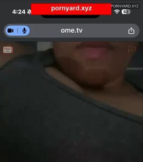 Amateur teen flashes her tits on webcam in homemade video