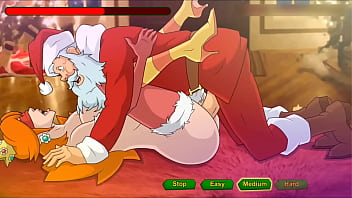 A Dick Before Christmas - Daisy has some naughty fun when Santa comes in and spreads her cheeks