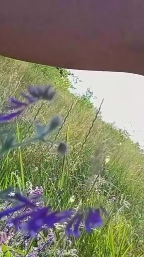 Sexy Amateur MILF Butt Plug in Asshole and Pissing in Nature