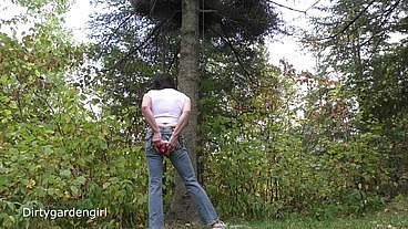 Forest Ass Fisting in Jeans