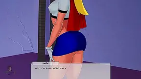Supergirl Raven Surrender to Forbidden Desire in Hot DC Hentai Tryst