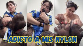 Chun-Li’s nylon stockings