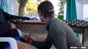 Adventurous Wife Seduces Stranger's Cock in Public for Thrilling Encounter