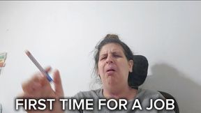 First Time Smoking Roleplay – I Learn to Smoke Because My New Job Requires It (Interview Fetish Fantasy)