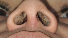 The inside of my nose