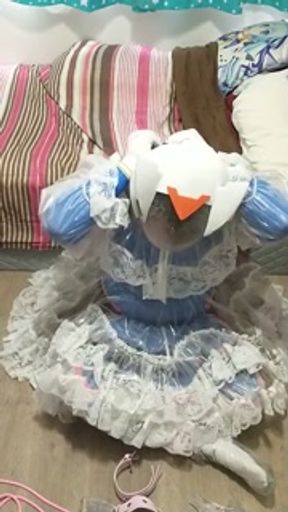 Dva Clear PVC Maid Handcuff Escape Light Breathplay Kigurumi