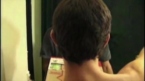 Youg innocent staight twink coerded to fuck his gay friend