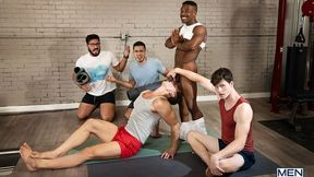 Adrian Hart & Finn Harding Triple Team Felix Fox - Drill My Hole Deep