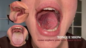 Playing with my tongue