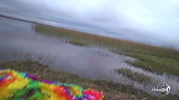 Gozando na beira da lagoa, hippie aventureira não resistiu ao tesão acumulado enquanto fazia trilha com tesão e adrenalina - My Infinities First #11 - Rio Grande do Sul