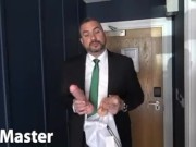 Suited hotel manager orders you to use dildos & to jerk for him POV PREVIEW