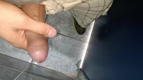 hot masturbating in the office bathroom