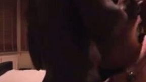 My dissolute wife fucks horny black dude when I'm at work
