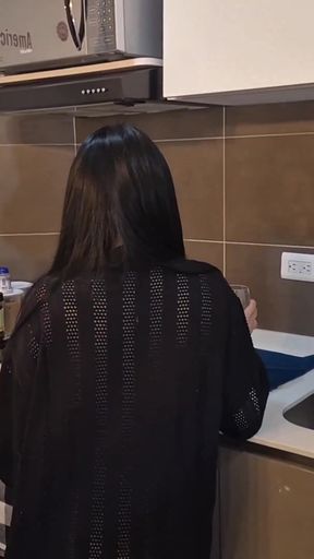 WITHOUT THINKING I FUCK MY BEST FRIEND&amp;#039;S STEPSISTER WHILE WE WATCH A FOOTBALL GAME   Clip 1