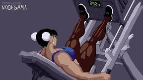 Chun Li Legpress Action