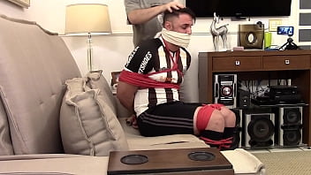 Peter soccer player in bondage #BTS 1 BondageMan&reg_