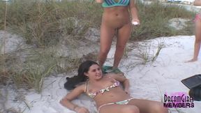 Fun day with 5 hot naked party girls