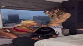 Bisexual booty call with a massive butt Latina