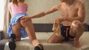 Sensual Encounter Between Stepsiblings