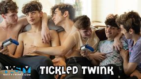 NastyTwinks - Tickled Twink - Zayne Bright Doesn&#039;t Want to Give Up Controller, Donavin and Jayden Tickle and Fuck to Make Him