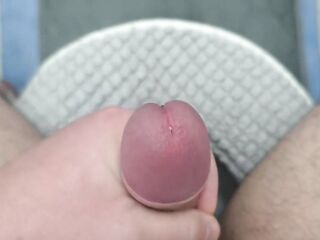 I wank my delicate dick and cum
