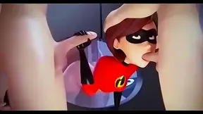 Elastic Anime Girl Stretches for Dick in Wild Hentai Parody Scene
