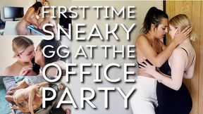 First Time Sneaky GG At The Office Party