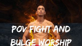 POV Fight and Bulge Worship [with Captions]