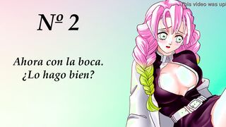 JOI anime con Mitsuri. Perfect Gang Bang. En español.