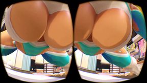 Hentai Mika Gets Fucked in Virtual Reality Street Fighter VR Action
