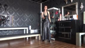 Horny jerk guide from your leather mistress