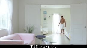 TSSexual.com - Charming tranny Nikki gets nailed anally with passion and vigor with f