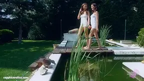 Francys Belle with Tina Kay having lesbian sex presented by Sapphix - Fishing fun