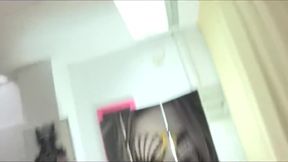 La Mariposa gets a throbbing trans cock pounding her tight pussy raw doggy style