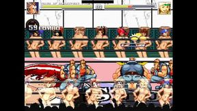 Hentai Mugen Rogue Gangbang