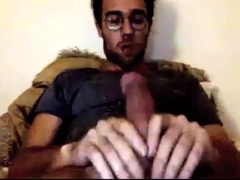 French Stud Shoots a Big Load - Amateur Webcam Solo