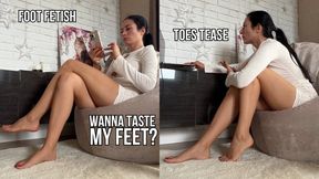 Sensual Foot Tease for True Fetish Addicts