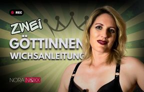 Wichsanleitung mit Strapon und zwei heißen Ladys