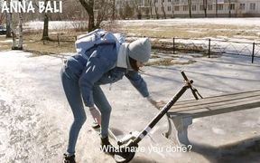 Sorry I accidentally hit you, I'm just driving for the first time.