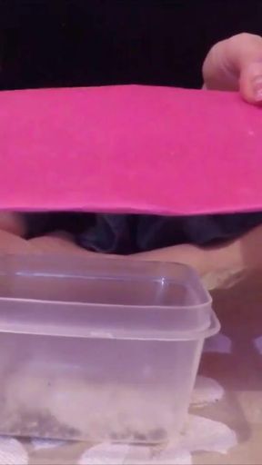 Clean up my dirty feet, toe nail clippings and foot dust!   Clip 3