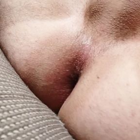 My sloppy asshole after daddy fucked me hard