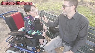 Exotic Wheelchair Cripple Slut Gets Pick Up in Public!