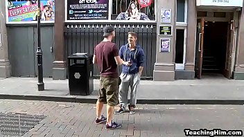 Darius Ferdynand sucks and tugs on a hard cock
