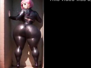 Twerking Large Butts